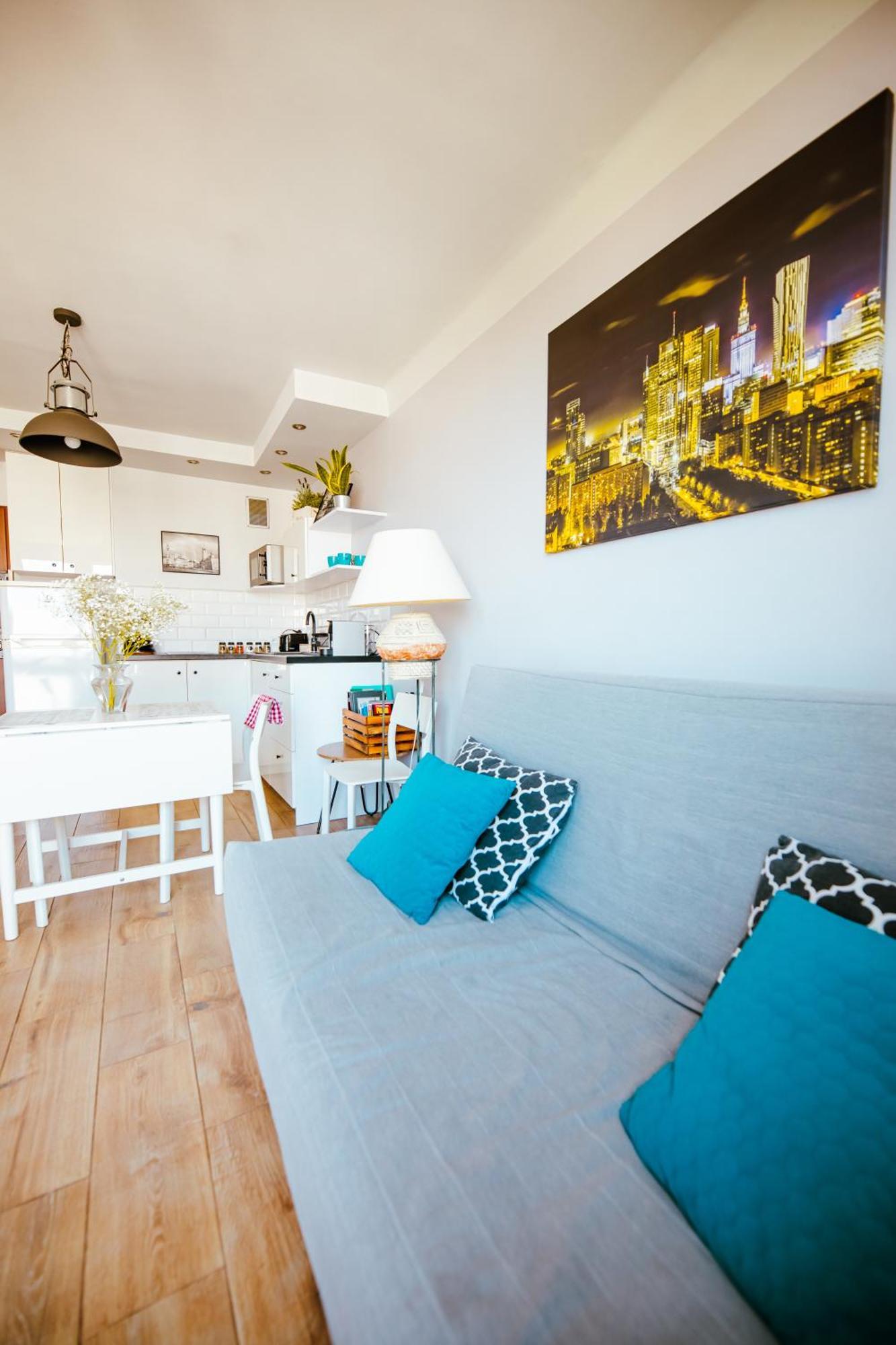 Bright 14Th Floor Central Home With Balcony & Views Varšava Exteriér fotografie